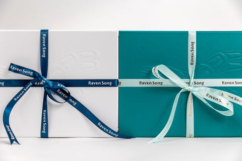 Cowichan Sweater Luxury Artisan Gift Box | Mint + Pine + Moss