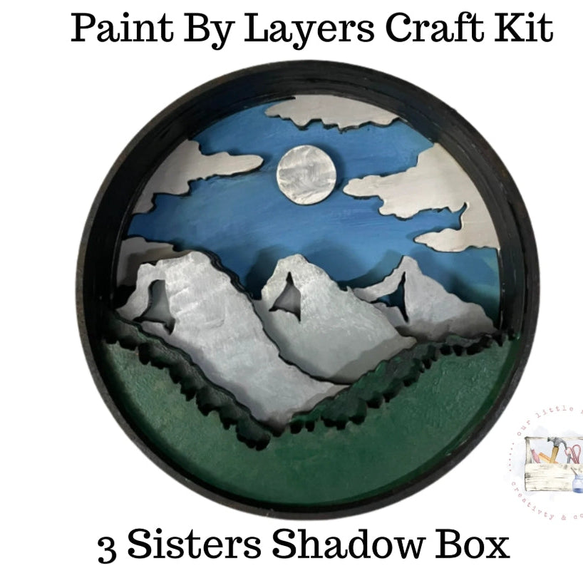 Three Sisters | Shadow Box Kit – West Coast Wildflowers