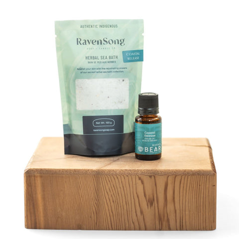Coastal Release Herbal Sea Bath Soak | Wild Botanicals + Bitter Orange + Clary Sage (150G, 400G, or 1Kg)