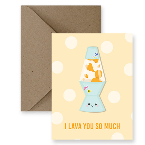 Cute Lava Lamp Love Card