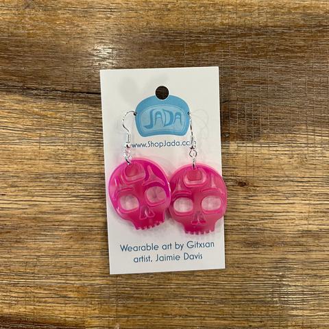 Mini Skulls | Pink Iridescent