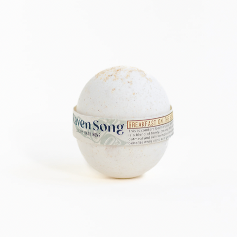 Bath Bomb, Honey, Oatmeal, RavenSong, Indigenous,