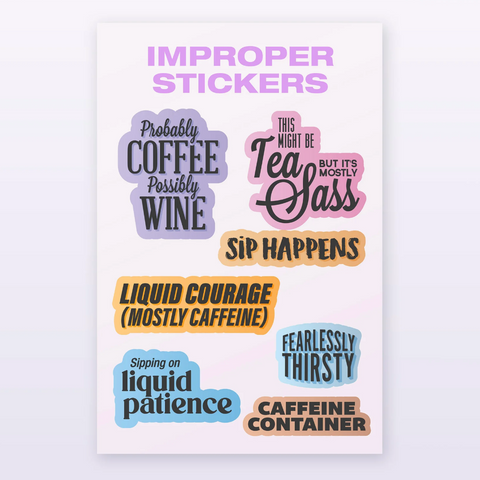 stickers, funny, fun, home, water bottle, mug