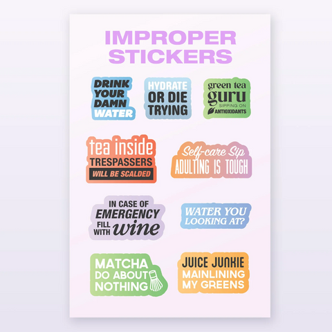 stickers, funny, gifts, home, water bottles, mugs