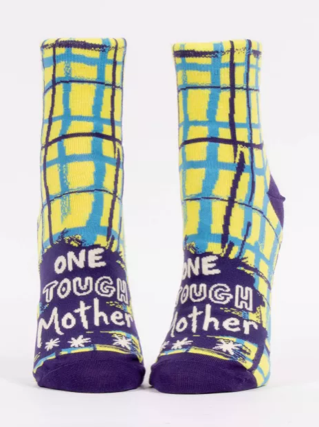 BLUE Q - ONE TOUGH MOTHER ANKLE SOCKS