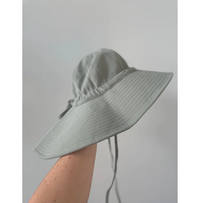 CURRENT TYED - LONG BRIM WATER BUCKET HAT | GREY GREEN