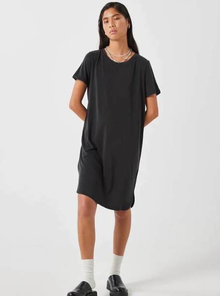 MINIMUM - LARAH 2.0 SHORT DRESS | BLACK