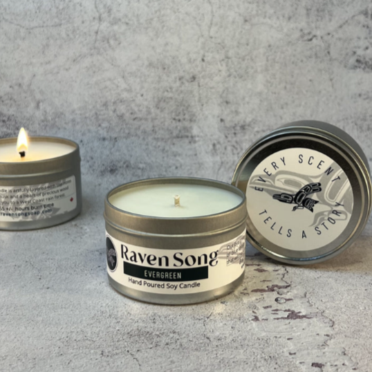 RAVENSONG -  EVERGREEN SOY CANDLE
