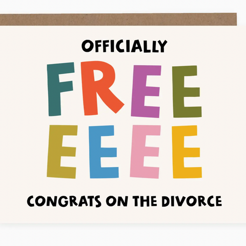 divorce, card