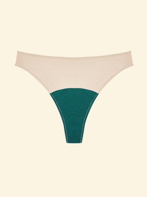 High Rise Thong | Beige - 20% Off at Checkout