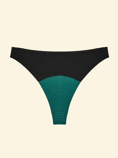 High Rise Thong | Black - 20% Off at Checkout