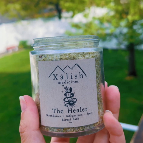 Healer Ritual Cedar, Yarrow + Rose Bath Salt