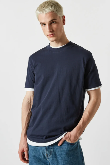 Aarhus SS T-Shirt | Navy Blazer