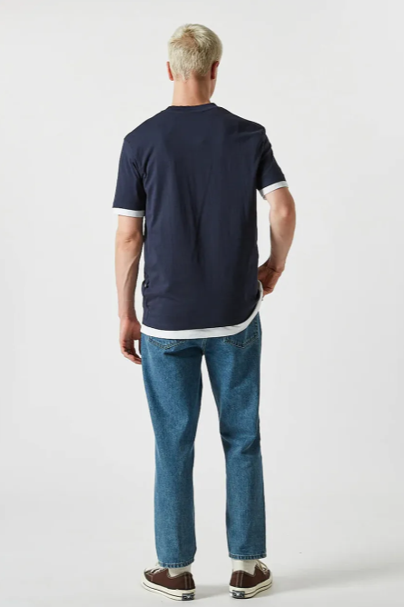 Aarhus SS T-Shirt | Navy Blazer