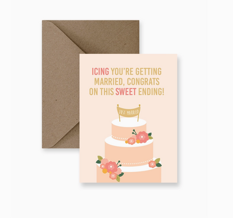 Sweet Ending Marriage | Wedding Card