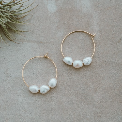 Brooklin Hoops | Gold, Silver