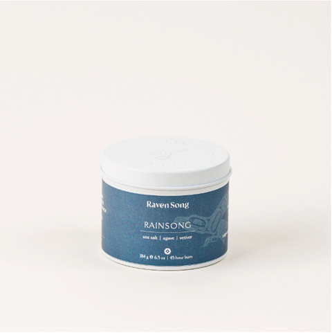 Rainsong Candle | Sea Salt + Agave + Vetiver
