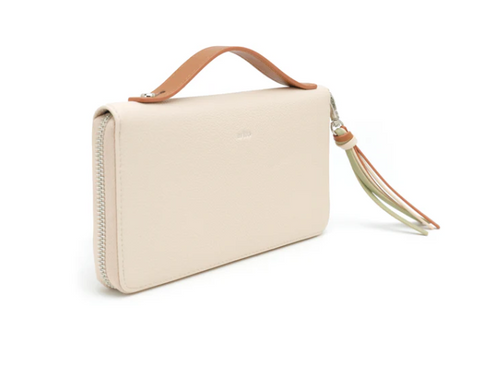 The 'Alexx' Wallet #7386 | Ecru