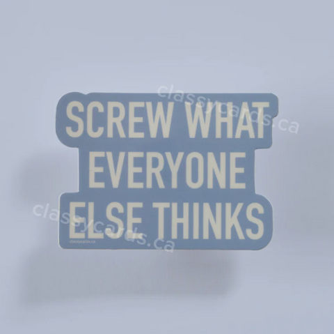 Sticker | Screw Thinks
