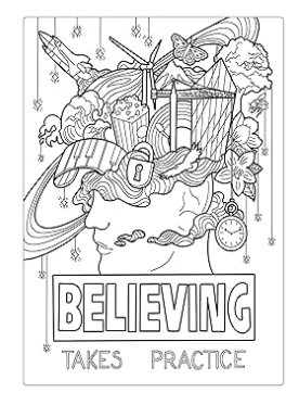 Empowered | Colouring Book For Teens