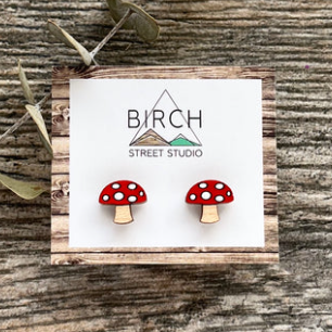 Mushroom Earrings
