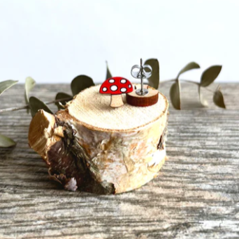 Mushroom Earrings