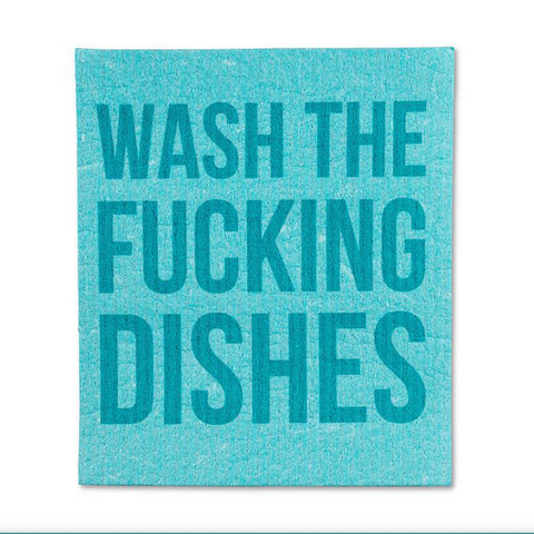 Wash The Dishes | Swedish Dishcloth 2 Pack