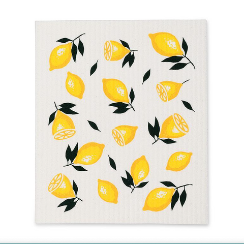 Lemons | Swedish Dishcloth 2 Pack