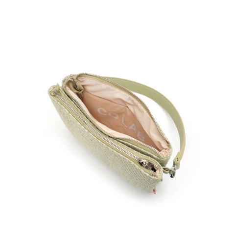 The 'SANDRINE' Shoulder / Crossbody #7261 | Light Green