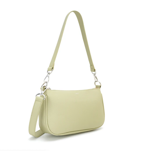 Louve 'Chloe' Baguette Crossbody #6889 | Light Green