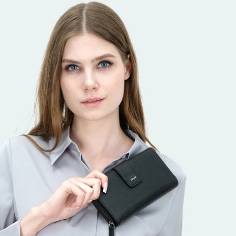 The ‘REAU’ Large Wallet #7169 | Black