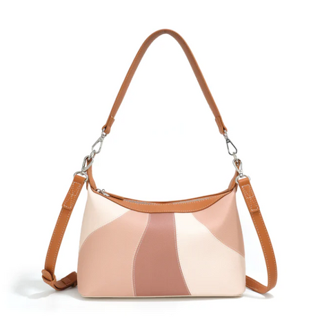 The 'JIA' Shoulder Bag Crossbody #7363 | Taupe Mix