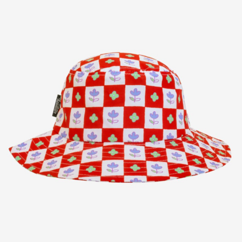 Flower Trails Boonie Hat | Red Berries