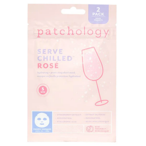 Serve Chilled Rosé Sheet Mask 2 Pack