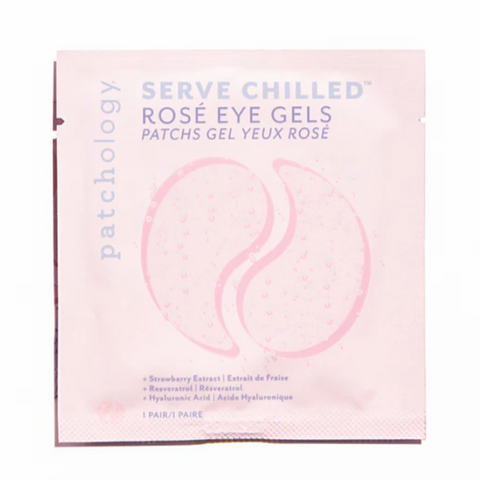 Package of Serve Chilled Rose Eye Gels on a website page