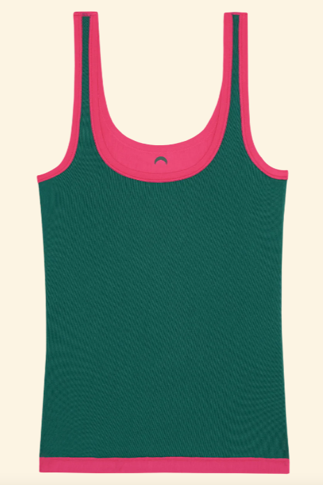 Sporty Classic Tank | Fuchsia