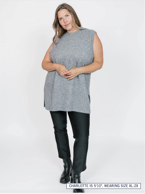 Charlie Sweater | Tunic Grey