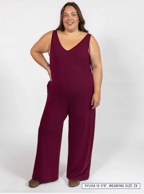 Tuesday Romper | Merlot