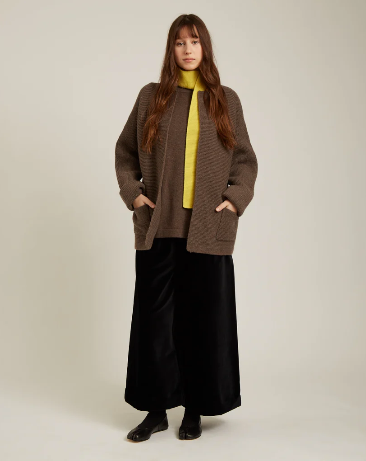 Isala Coat | Dark Taupe