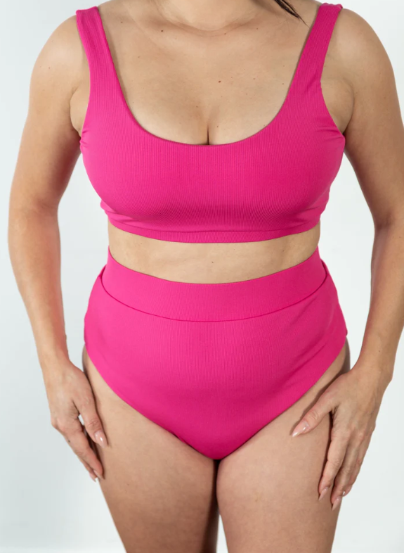CURRENT TYED -BRIGHTS HIGH-WAISTED BOTTOMS - PINK
