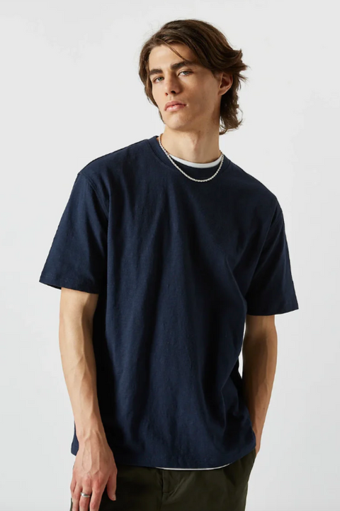 Heon SS T-Shirt | Navy Blazer