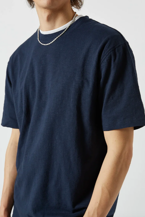 Heon SS T-Shirt | Navy Blazer