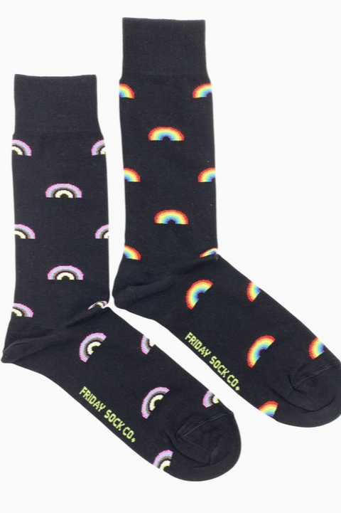 Mens Mismatched Socks | Inclusive Rainbows