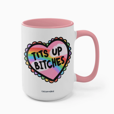 Tits Up B*tches | Pink