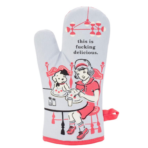 giftable funny canadian oven mitt
