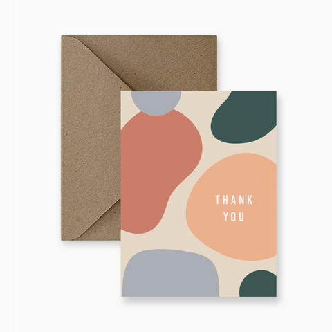 impaper thank you geometric card