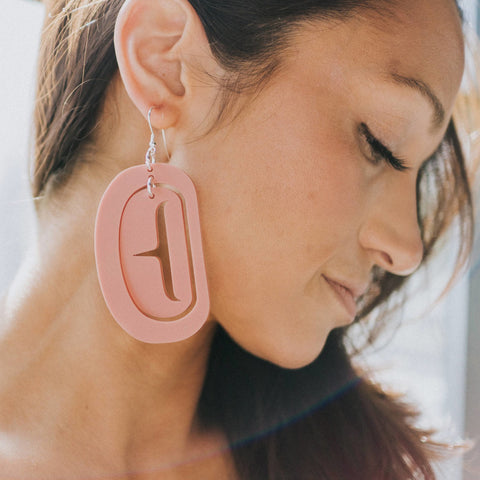 Large Ovoid Earring