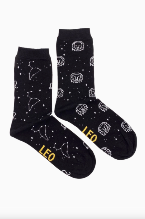 leo, friday socks co, womens, socks,