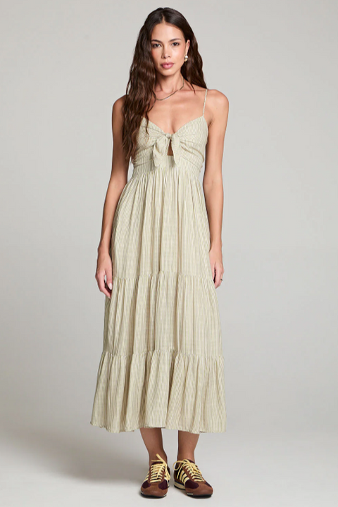 saltwater luxe stein midi dress fern