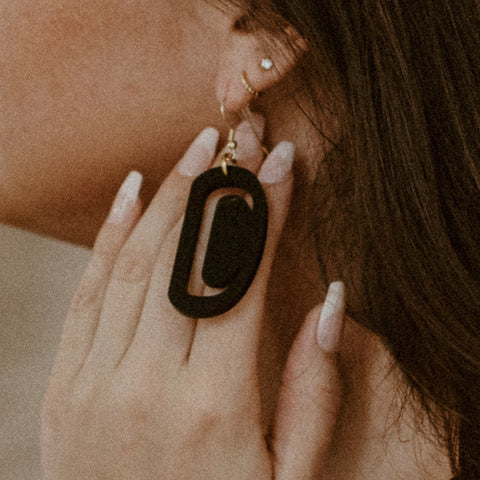 Small Ovoid Earring
